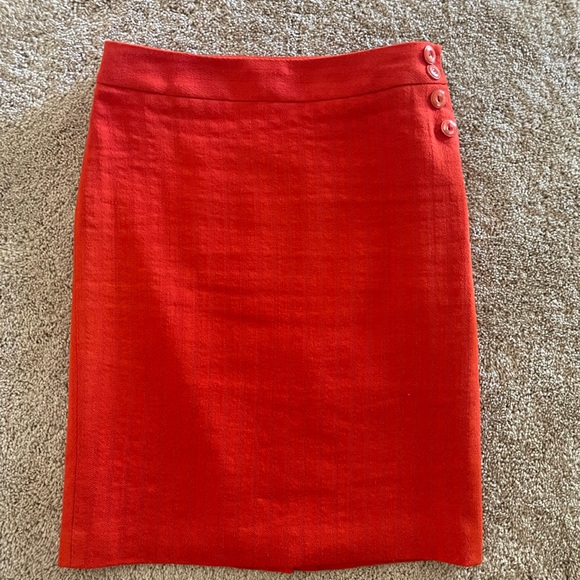 Parameter red pencil skirt size 0 - Picture 8 of 9